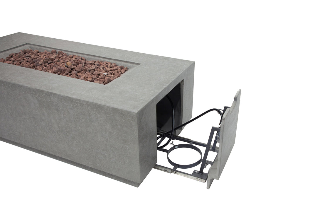 Elementi Andes Fire Table with Hidden Propane Tank