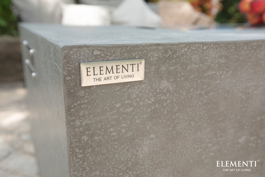 Elementi Andes Fire Table with Hidden Propane Tank