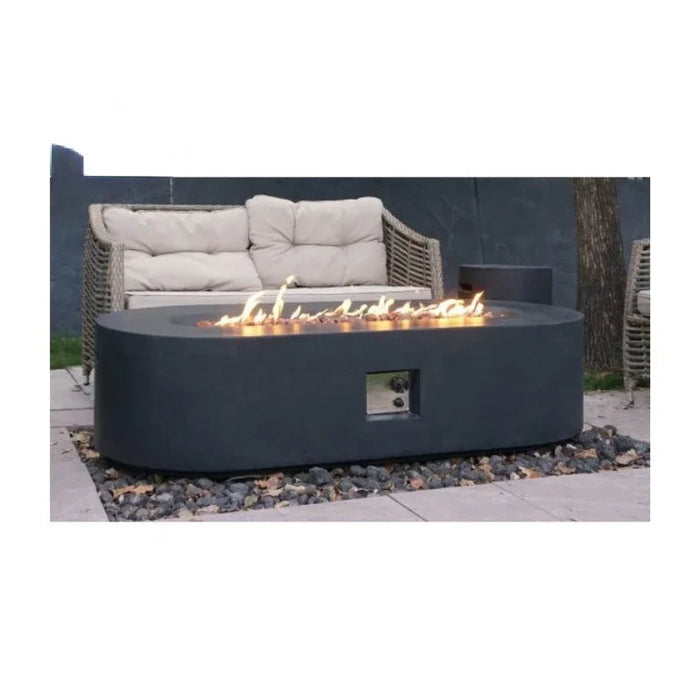 Garden Supplies Heater Outdoor 62.2 inch GFRC Gas Fire Pit Concrete firepit table Propane Fire Pit Table